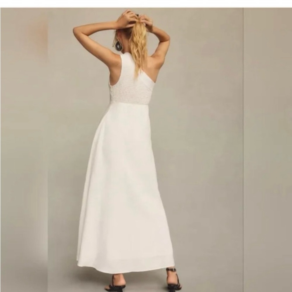FARM Rio Cream A-Line One-Shoulder Dress - Picture 2 of 4